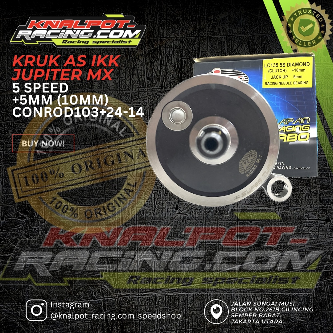 KRUK AS IKK JUPITER MX 5 SPEED +5MM (10MM) + CONROD 103+24-14